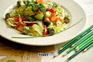 RAW 'Greek' salad at Cafe Ukrop in St Petersburg