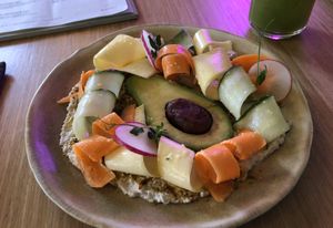 The dishes are served really nicely at Cafe Ukrop in St Petersburg