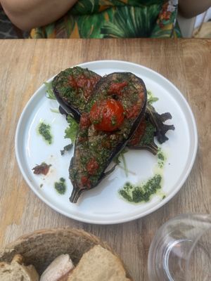 Vorspeise: geschmorte Aubergine   at Restaurant Le Calendal in Cassis