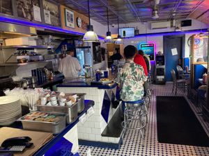 Diner at South Street Diner in Boston