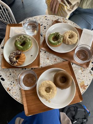 our orders   at NAYAMACHI DONUTS 君に、あげる in Kyoto