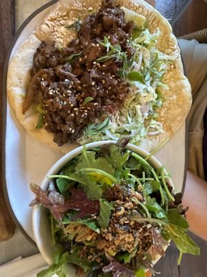 Mushroom shawarma   at Livbud Cafe in Seattle