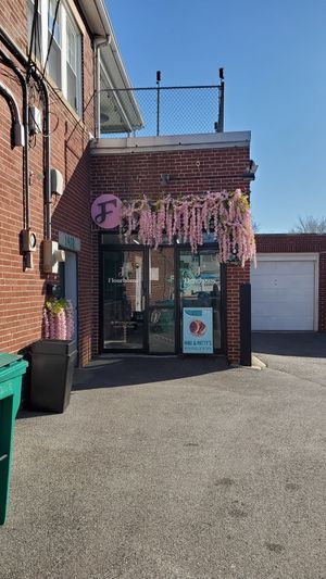 Outside from driveway at Flourhouse Bakery at Mike & Patty's in Newton