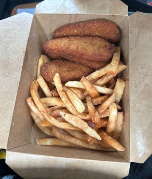 Vegan Plant Based Chicken Tenders Dinnerr  at Catalina's Pizza in Malden
