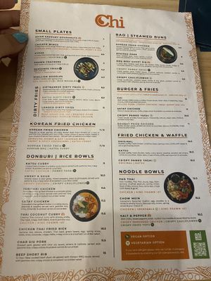 Vegan options  at  Chi  in West London
