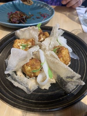 Cauliflower Fritters   at  Chi  in West London