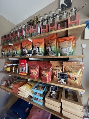 Gluten free, Turkish delight, coffee’s merchandise  at Zaza Turkish Coffee in Anacortes