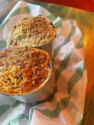 Vegan Chorizo Burrito  at Carlito Burrito in Brighton