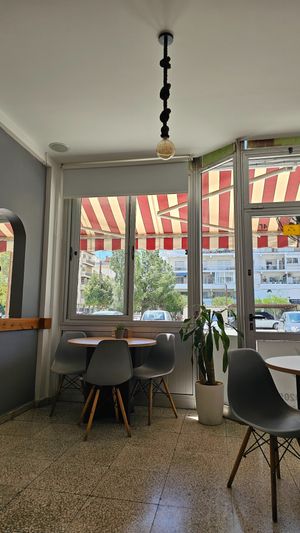 Inside the "Bagel Me" at Bagel Me in Nicosia