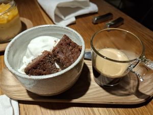 Affogato al caffè at Sarma Bistrot in Arezzo