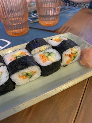Sushi roll   at Soya in Skopelos
