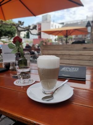Chai latte at Alte Feuerwache in Cologne