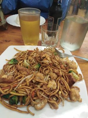 Mee Goreng :) at Aunty Mena's in Wellington