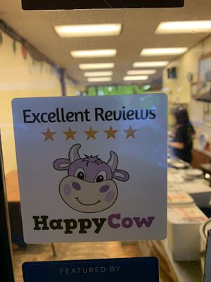 Happy cow was here   at Aunty Mena's in Wellington