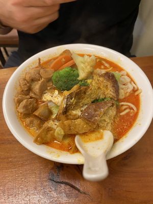 Laksa   at Aunty Mena's in Wellington