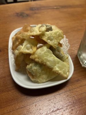 Wontons   at Aunty Mena's in Wellington