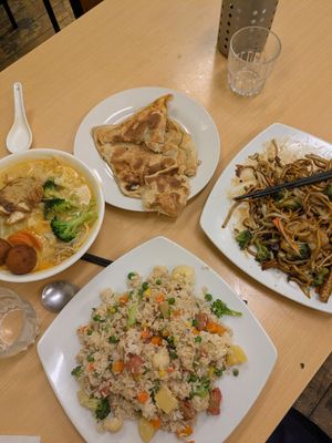Laksa, nasi goreng, mee goreng and roti at Aunty Mena's in Wellington