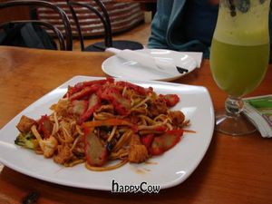 amazing lunch - delicious smoothie! at Aunty Mena's in Wellington