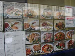 lots of choices at Aunty Mena's in Wellington