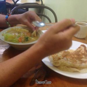chanai roti at Aunty Mena's in Wellington