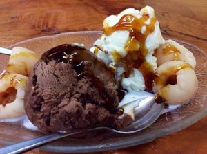 Soy ice cream at Aunty Mena's in Wellington