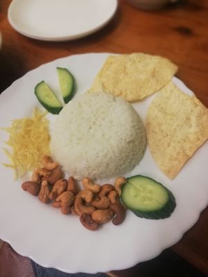 Nasi Lemak (plate 2) at Aunty Mena's in Wellington