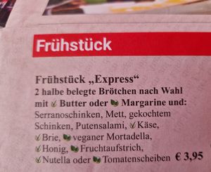 Frühstück at Cafe Extrablatt in Essen