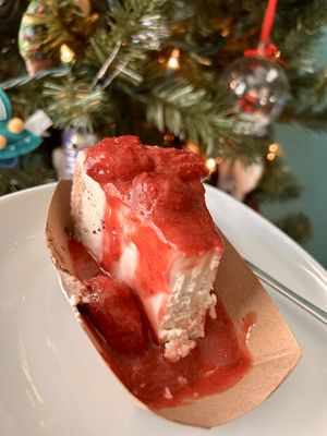 Strawberry cheesecake   at Vegan Scoops in Orlando