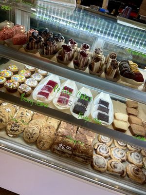 Dessert case  at Vegan Scoops in Orlando