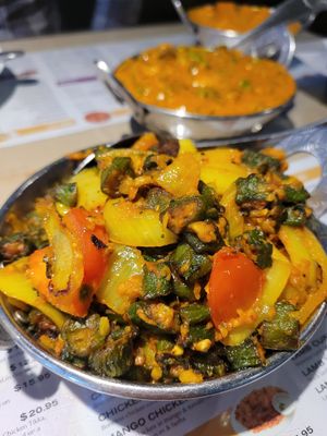 Bhindi Masala- delicious! at Royal Tandoor in Santa Clarita