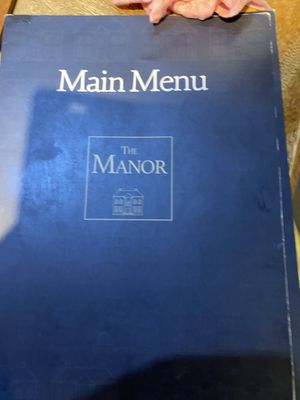 Menu has clear section for vegans  at The Manor in St Bees