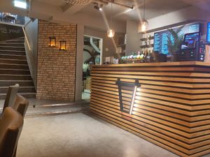 Downstairs counter at Holy Cow in Bergen