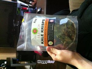 Kale crisps. Yum! at Fruition - Seaport Farmers' Market in Halifax