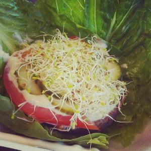 Gardenburger.  at Fruition - Seaport Farmers' Market in Halifax