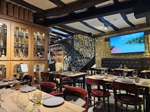 Inside at Restaurante Mercearia in Porto