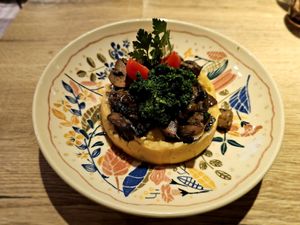 The only vegan option (not good at all). at Restaurante Mercearia in Porto