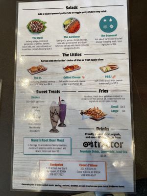 Yummy vegan salad option   at The Burger Dock - CDA in Coeur D Alene