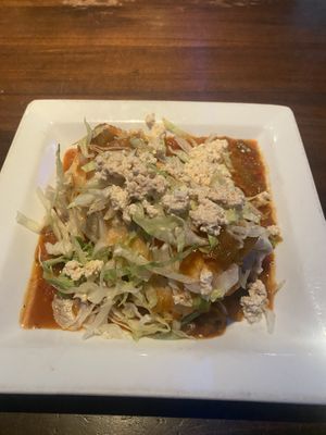 plant based smothered burrito  at Blue Agave Grill in Denver