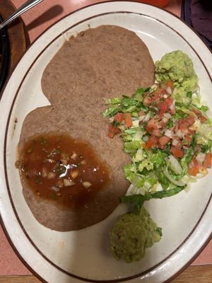 Veggie fajitas  at Chapala Mexican Restaurant in Pocatello