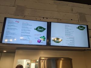 Current menu at Sia's in Pittsburgh