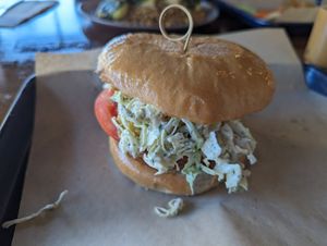 Blackened "chicken" sandwich. Very well executed. at Sia's in Pittsburgh