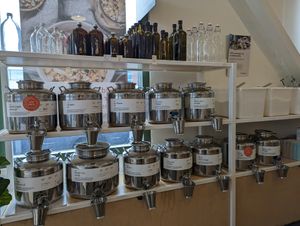 liquid bulk items at GoodFor Wholefoods Refillery in Christchurch