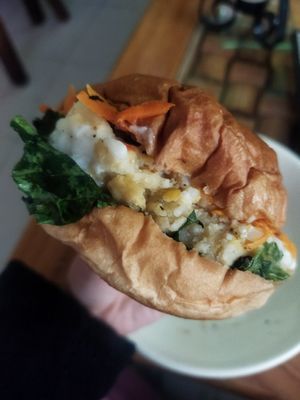 Garbanzo #Veganuary at The Veggie House in Mexico City