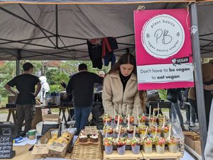 at Chch Farmers' Market at Riccarton House at Plant Basics  in Christchurch