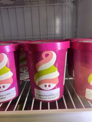 Cold case   at Menchie's Frozen Yogurt in Citrus Heights