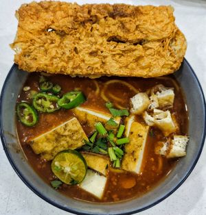 Mee rebus, good, worth trying at Jia You Vegetarian - 泇佑素食 in East Singapore