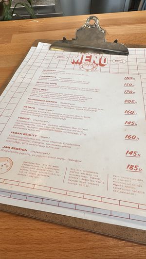 Menu   at Salepepe Tokyo Style Pizza in Istanbul