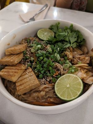 Kimchi pad thai at Planet Terra - Ibis Hotel Dubai in Dubai