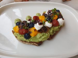 Avocado toast at Planet Terra - Ibis Hotel Dubai in Dubai