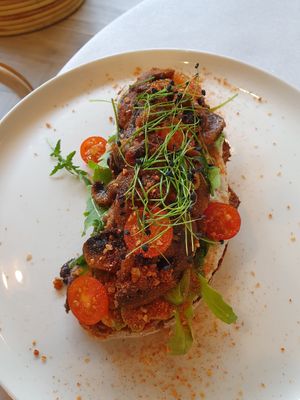 Mushroom toast at Planet Terra - Ibis Hotel Dubai in Dubai